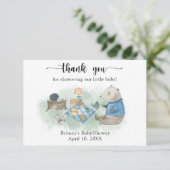 Bosdieren - dank u bedankkaart (Staand voorkant)