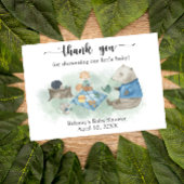 Bosdieren - dank u bedankkaart