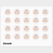 Bosdieren Dank u Stickers | Rustic Pink (Vel)