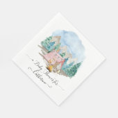 Bosdieren Der Beer Floral Rustisch Baby shower Servet (Hoek)