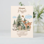 Bosdieren Diapper Raffle Informatiekaartje (Staand voorkant)