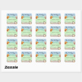 Bosdieren - dit boek is van vierkante sticker (Vel)
