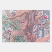 Bosdieren en kinderen Elsa Beskow Inpakpapier Vel (Voorkant 2)