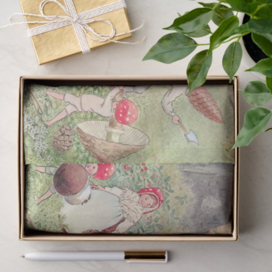 Bosdieren en kinderen Elsa Beskow Tissuepapier (Geschenk)