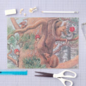 Bosdieren en kinderen Elsa Beskow Tissuepapier (Craft)