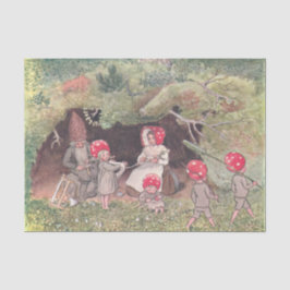 Bosdieren en kinderen Elsa Beskow Tissuepapier