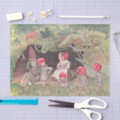 Bosdieren en kinderen Elsa Beskow Tissuepapier (Craft)