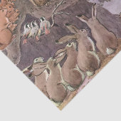 Bosdieren en kinderen Elsa Beskow Tissuepapier (Detail)