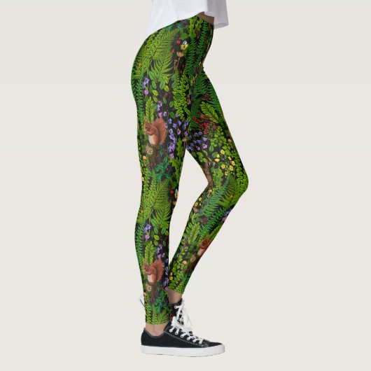 Bosdieren en planten leggings (Rechts)