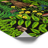 Bosdieren en planten poster (Hoek)