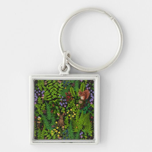 Bosdieren en planten sleutelhanger (Voorkant)
