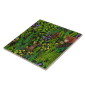 Bosdieren en planten tegeltje (Zijkant)
