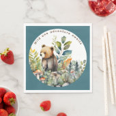 Bosdieren Feest Decoratie Eettafel Accessoires Servet (Insitu)