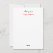 Bosdieren Feestdagenkaart (Achterkant)