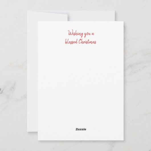 Bosdieren Feestdagenkaart (Achterkant)