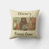 Bosdieren - Forest Crew Kussen (Achterkant)