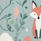 Bosdieren Fox Forest Peel en Stick Behang (Zoom)