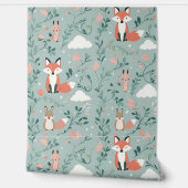 Bosdieren Fox Forest Peel en Stick Behang (Afrollen)