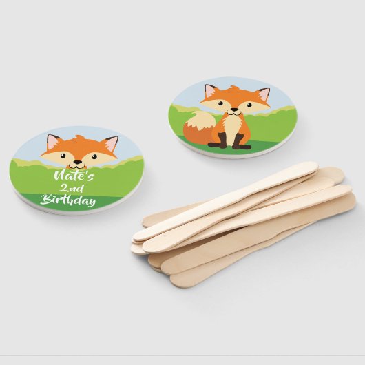 Bosdieren Fox Hand Fan Handwaaier (Niet-gemonteerd)