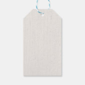 Bosdieren genderneutraal baby shower cadeaulabel (Achterkant)