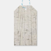 Bosdieren geslacht neutrale babyshower cadeaulabel (Achterkant)