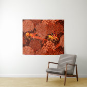 BOSDIEREN, GEZIEN DOOR EEN Rood-Gele BROOK-Florenc Wandkleed (In Situ (horizontaal))