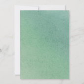 Bosdieren Groene Baby Shower Per Post Kaart (Achterkant)