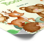 Bosdieren Groene beplanting Eucalyptus Guestbook Poster (Hoek)