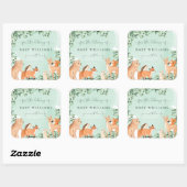 Bosdieren Groene Boekenlegger Sticker (Vel)