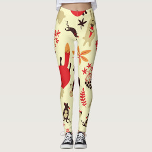 Bosdieren, herfst natuur. leggings