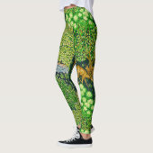BOSDIEREN, HERTEN DOOR EEN BEEKGROENE BLOEM LEGGINGS (Links)