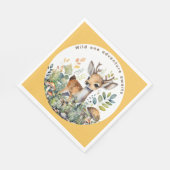 Bosdieren Herten Feestelijke Decoratie Eettafel Servet (Hoek)