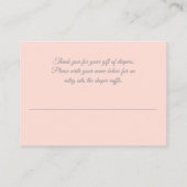 Bosdieren Herten Raccoon Fox Luier Raffle Informatiekaartje (Achterkant)