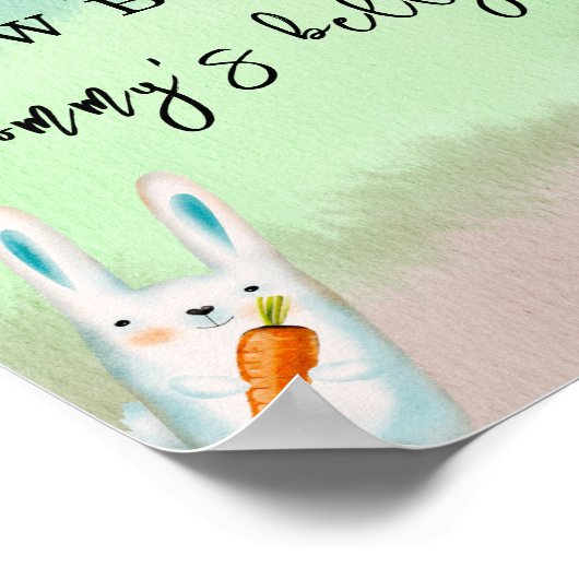 Bosdieren - Hoe groot is mama's buik Poster (Hoek)