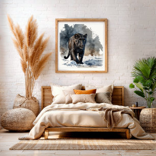 Bosdieren Houtland Muur Kunst   Tijger Poster