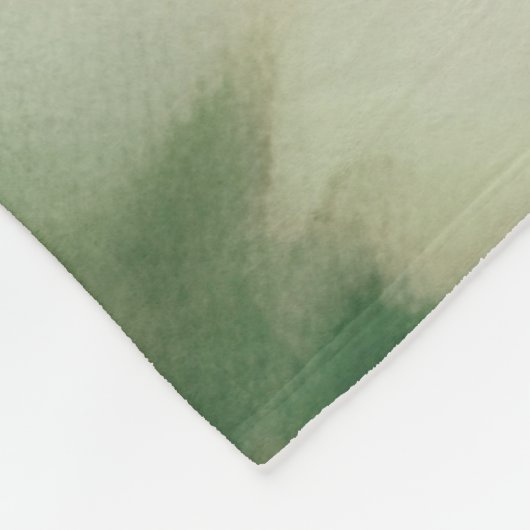 Bosdieren in de bergen Fleece Deken (Hoek)