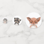 Bosdieren in de Cute Woodland op een dag vrij Confetti (Voorkanten)