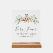 bosdieren in de Waterverf Acryl Bord (Voorkant)