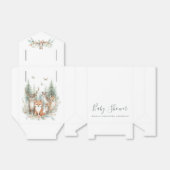 bosdieren in de Waterverf Bedankdoosjes (Uitgevouwen)