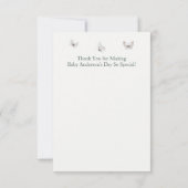 bosdieren in de Waterverf Bedankkaart (Achterkant)