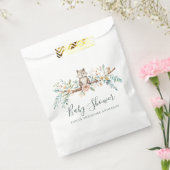 bosdieren in de Waterverf Bedankzakje (Gezegeld)