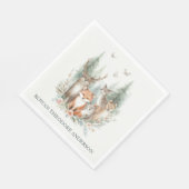 bosdieren in de Waterverf Servet (Hoek)