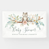 bosdieren in de Waterverf Spandoek (Horizontaal)