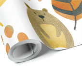 Bosdieren in het bos cadeaupapier (Rol Hoek)