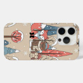 Bosdieren in het winterland Case-Mate iPhone case (Achterkant (horizontaal))