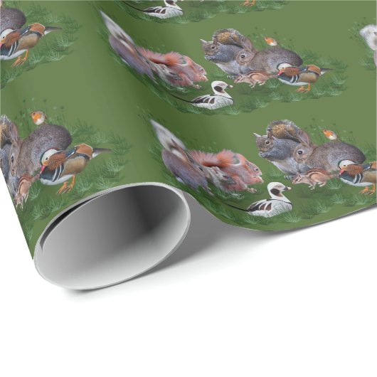 Bosdieren Inpakpapier (Rol Hoek)