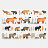 Bosdieren Inpakpapier Vel (Voorkant)