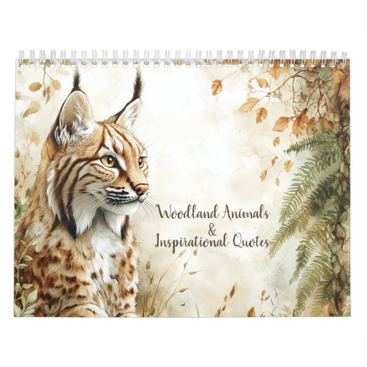Bosdieren & Inspirerende Citaten 2026 Kalender (Hoes)