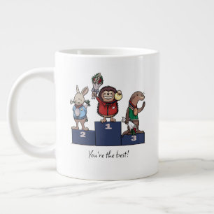 Bosdieren Je bent de beste! Cadeau Podium Kunst Grote Koffiekop