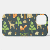 bosdieren, kinderpatroon. Case-Mate iPhone case (Achterkant (horizontaal))